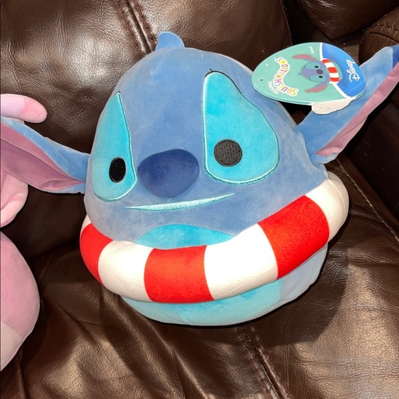 Disney Angel and Stitch Pink and Blue Plush Toys Squishmallows - Picture 7 of 7